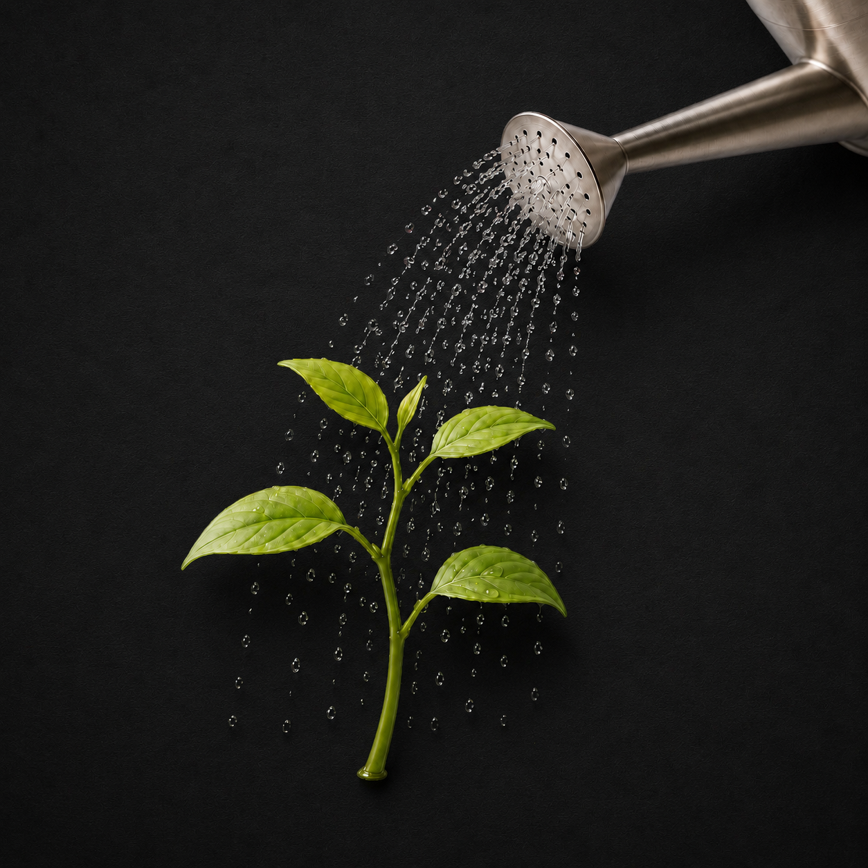 plant being watered