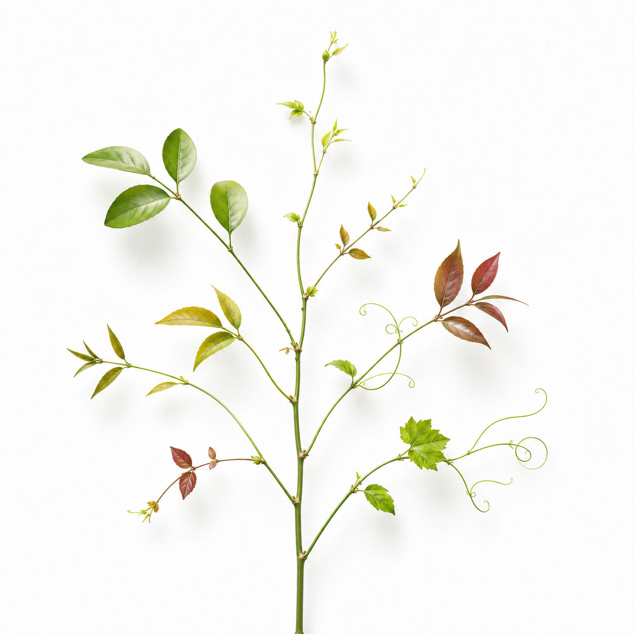 plant with leaved of various colours